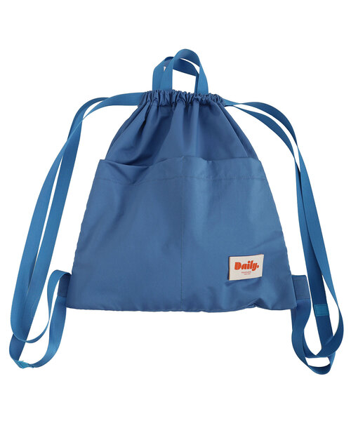 POU DOU DOU（プードゥドゥ）の「＜Daily＞ナイロンビッグポケットナップサック（バックパック/リュック・レディース・ブラック/ブルー/シルバー・フリー）」の18枚目の写真