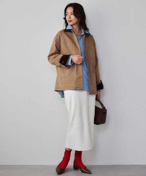 BARNYARDSTORM（バンヤードストーム）の「BARNYARDSTORM /  BYDリブソックス（ソックス/靴下・レディース・レッド/ライトグレー/オフホワイト・FREE）」の8枚目の写真