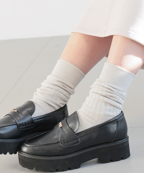 BARNYARDSTORM（バンヤードストーム）の「BARNYARDSTORM /  BYDリブソックス（ソックス/靴下・レディース・レッド/ライトグレー/オフホワイト・FREE）」の13枚目の写真