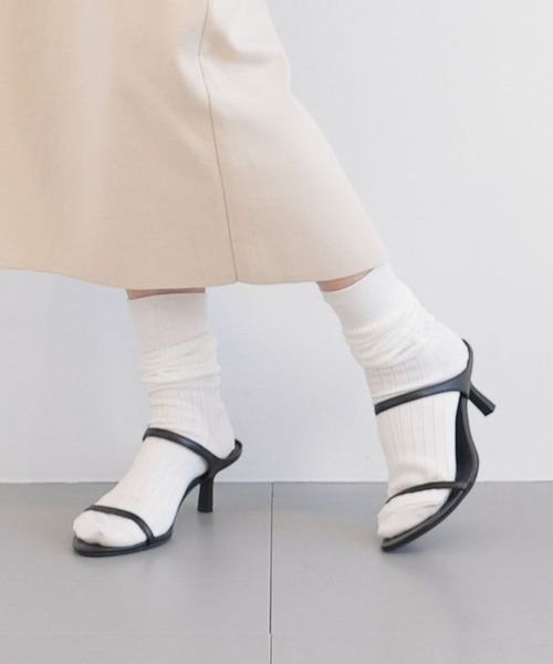 BARNYARDSTORM（バンヤードストーム）の「BARNYARDSTORM /  BYDリブソックス（ソックス/靴下・レディース・レッド/ライトグレー/オフホワイト・FREE）」の15枚目の写真