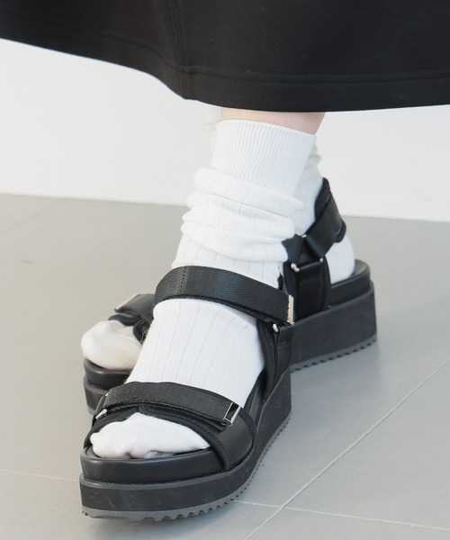 BARNYARDSTORM（バンヤードストーム）の「BARNYARDSTORM /  BYDリブソックス（ソックス/靴下・レディース・レッド/ライトグレー/オフホワイト・FREE）」の11枚目の写真