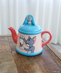 TOM&JERRY（トムアンドジェリー）の「【公式】トムとジェリー　フィギュア付きティーポット（食器）」