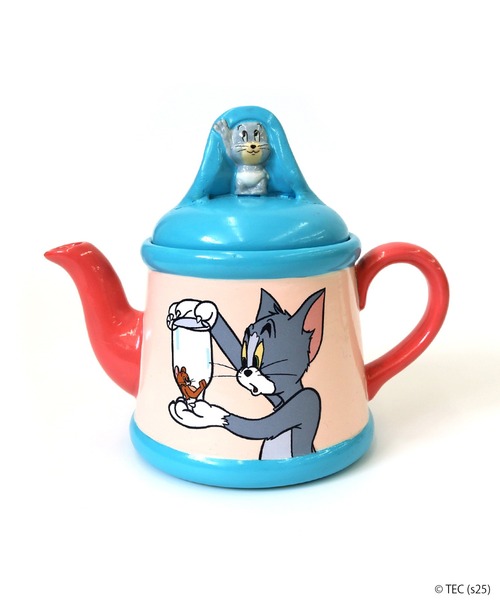 Tom&Jerry(トムアンドジェリー)の「【公式】トムとジェリー フィギュア付きティーポット(食器・レディース・ブルー・FREE)」の12枚目の写真