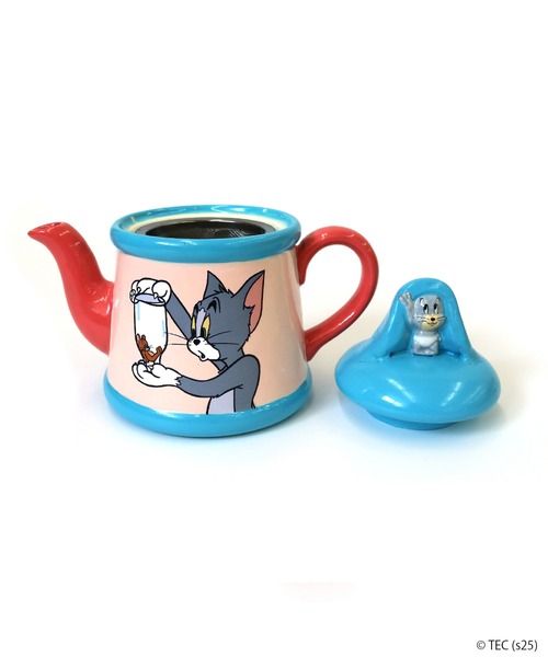 Tom&Jerry(トムアンドジェリー)の「【公式】トムとジェリー フィギュア付きティーポット(食器・レディース・ブルー・FREE)」の6枚目の写真