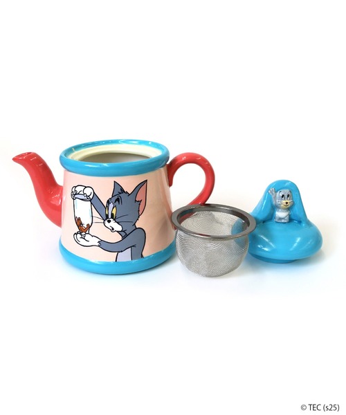 Tom&Jerry(トムアンドジェリー)の「【公式】トムとジェリー フィギュア付きティーポット(食器・レディース・ブルー・FREE)」の8枚目の写真
