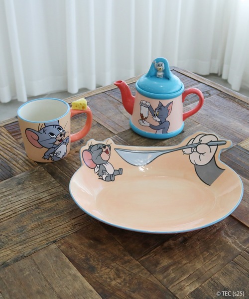 Tom&Jerry(トムアンドジェリー)の「【公式】トムとジェリー フィギュア付きティーポット(食器・レディース・ブルー・FREE)」の3枚目の写真