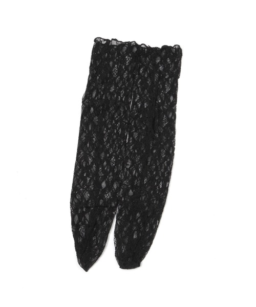 Heather(ヘザー)の「レースハイSOX 327688(ソックス/靴下・レディース・アイボリー/ブラック・ONE SIZE)」の5枚目の写真