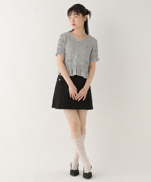 Heather(ヘザー)の「レースハイSOX 327688(ソックス/靴下・レディース・アイボリー/ブラック・ONE SIZE)」の19枚目の写真