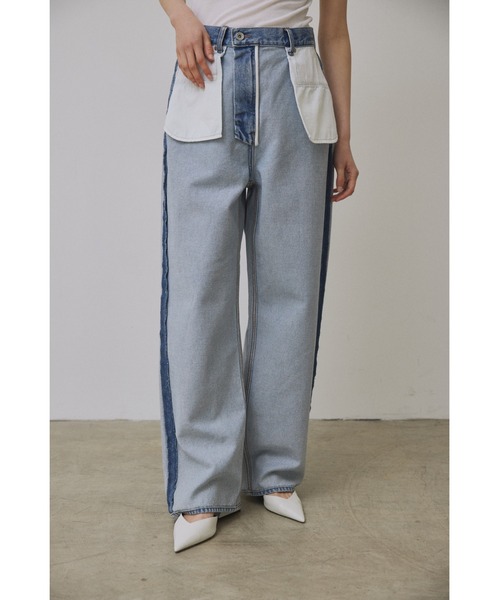 1691/24ss 入手困難 リメイクデニム インサイドアウト インディゴ 5 1691/24ss 入手困難 リメイクデニム インサイドアウト