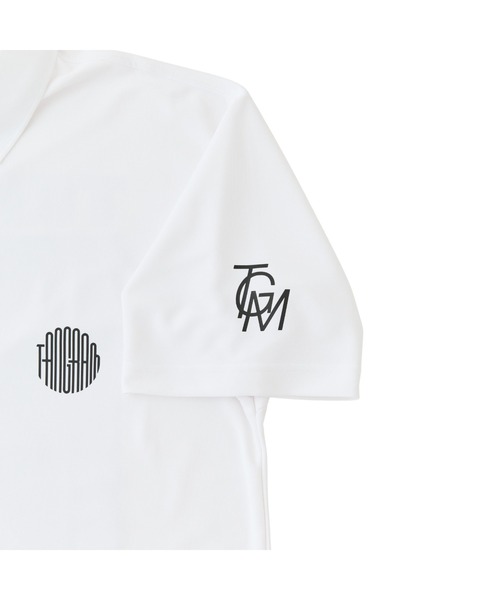 Tangram ホワイト ポロシャツ TANGRAM ポロシャツ GOLF TEAM POLO SHIRTS メンズ レディース
