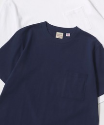 Goodwear/グッドウェア USAコットン 吸水速乾 接触冷感 無地 ポケット クルーネック 半袖Tシャツ/レディース メンズ