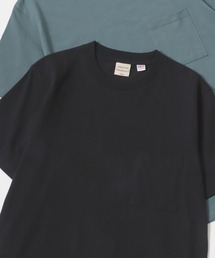Goodwear（グッドウェア）の「Goodwear/グッドウェア USAコットン 吸水速乾 接触冷感 無地 ポケット クルーネック 半袖Tシャツ/レディース メンズ（Tシャツ/カットソー・レディース）」