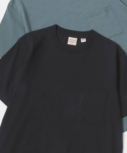 Goodwear（グッドウェア）の「Goodwear/グッドウェア USAコットン 吸水速乾 接触冷感 無地 ポケット クルーネック 半袖Tシャツ/レディース メンズ（Tシャツ/カットソー・メンズ・グレー/ブラック/ネイビー/グリーン/ホワイト・M/L/XL）」の3枚目の写真