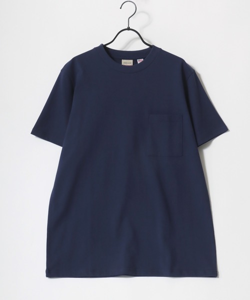 Goodwear（グッドウェア）の「Goodwear/グッドウェア USAコットン 吸水速乾 接触冷感 無地 ポケット クルーネック 半袖Tシャツ/レディース メンズ（Tシャツ/カットソー・メンズ・グレー/ブラック/ネイビー/グリーン/ホワイト・M/L/XL）」の15枚目の写真