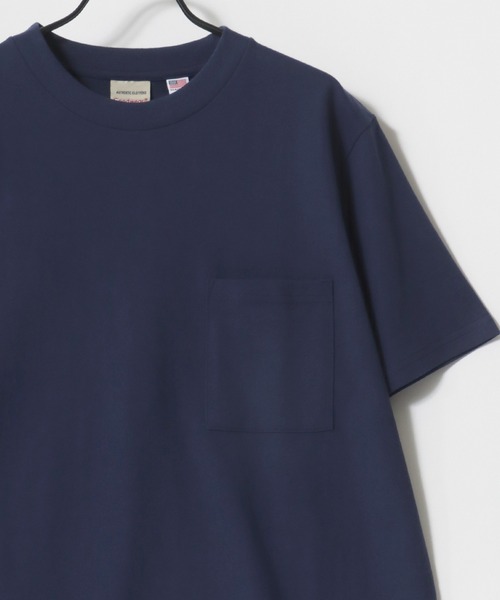 Goodwear（グッドウェア）の「Goodwear/グッドウェア USAコットン 吸水速乾 接触冷感 無地 ポケット クルーネック 半袖Tシャツ/レディース メンズ（Tシャツ/カットソー・メンズ・グレー/ブラック/ネイビー/グリーン/ホワイト・M/L/XL）」の10枚目の写真
