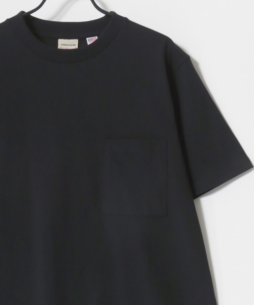 Goodwear（グッドウェア）の「Goodwear/グッドウェア USAコットン 吸水速乾 接触冷感 無地 ポケット クルーネック 半袖Tシャツ/レディース メンズ（Tシャツ/カットソー・メンズ・グレー/ブラック/ネイビー/グリーン/ホワイト・M/L/XL）」の7枚目の写真
