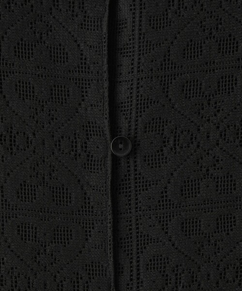 CITEN（シテン）の「＜CITEN＞レースハーフスリーブシャツ（シャツ/ブラウス・レディース・ブラック/オフホワイト・FREE）」の21枚目の写真