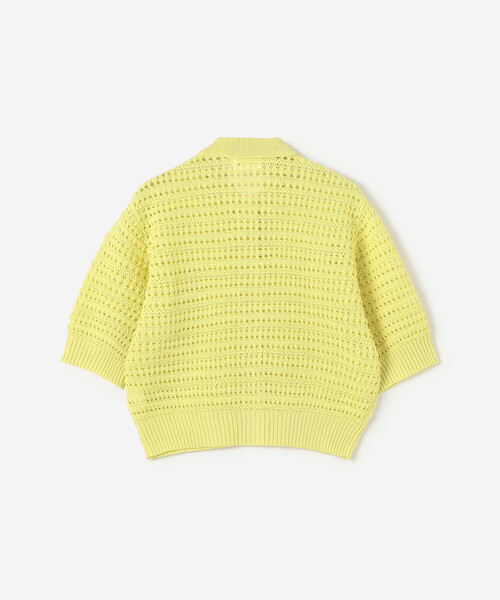ADAWAS - ADAWAS | コットンニット ポロカーディガン ADAWAS | コットンニット ポロカーディガン WOMEN