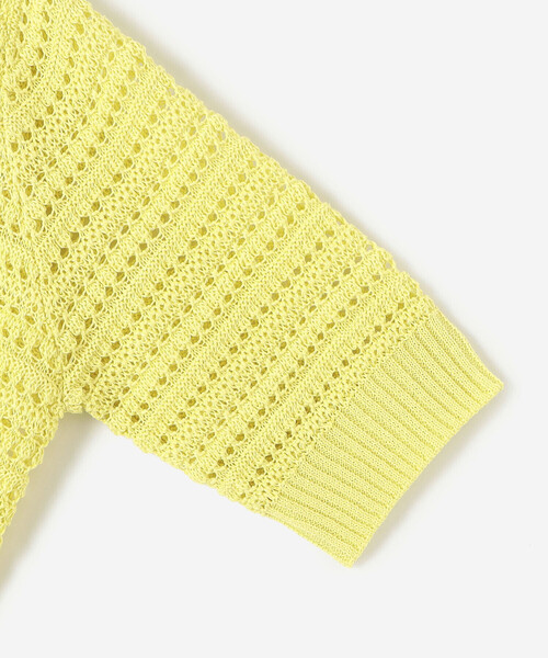 ADAWAS（アダワズ）の「ADAWAS | コットンニット ポロカーディガン WOMEN（カーディガン/ボレロ・レディース・イエロー/ホワイト系その他5/ブルー系その他5/オフホワイト・ONE）」の13枚目の写真