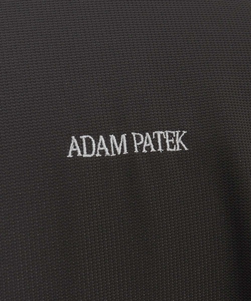 ADAM PATEK(アダムパテック)の「【ADAMPATEK/アダムパテック】ripple looose polo shirt/リップルルーズポロシャツ(ポロシャツ・メンズ・チャコールグレー/ブラック・1/2)」の5枚目の写真