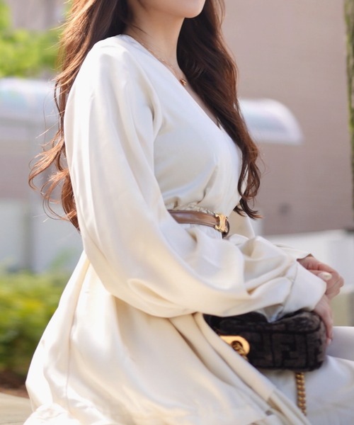 セール】ジャガードベストセットワンピース（3WAY仕様で華やぎを自由に