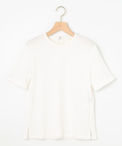 組曲(クミキョク)の「ベーシックリブ Tシャツ(Tシャツ/カットソー・レディース・ブラック系/ブラック系1/アイボリー系・2/3)」の12枚目の写真