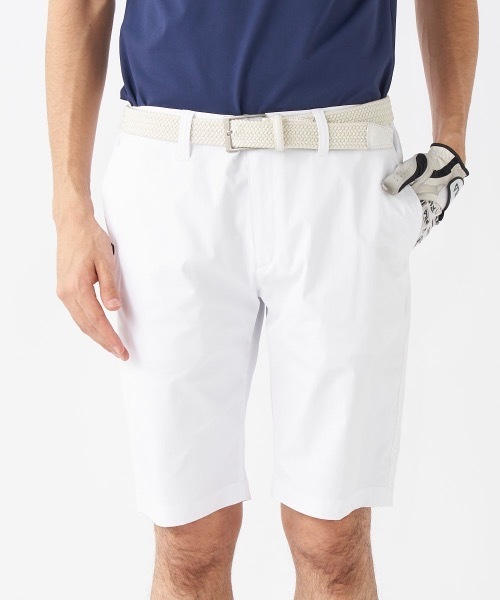 FILA GOLF（フィラゴルフ ）の「【FILA GOLF/フィラゴルフ】メンズショートパンツ　吸汗速乾　UVカット　ゴルフ（その他パンツ・メンズ・ベージュ/ホワイト/ネイビー・XX-LARGE/MEDIUM/X-LARGE/LARGE）」の2枚目の写真