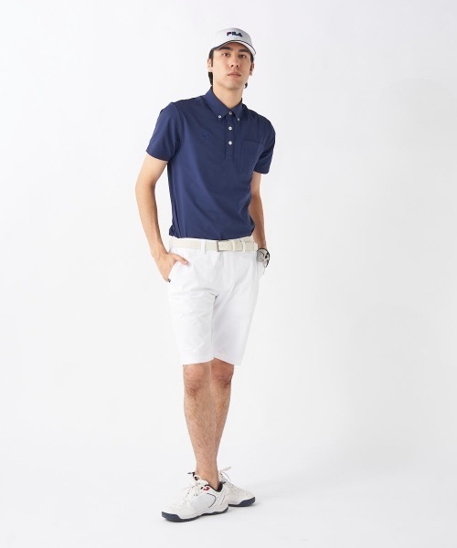 FILA GOLF（フィラゴルフ ）の「【FILA GOLF/フィラゴルフ】メンズショートパンツ　吸汗速乾　UVカット　ゴルフ（その他パンツ・メンズ・ベージュ/ホワイト/ネイビー・XX-LARGE/MEDIUM/X-LARGE/LARGE）」の6枚目の写真