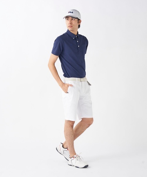 FILA GOLF（フィラゴルフ ）の「【FILA GOLF/フィラゴルフ】メンズショートパンツ　吸汗速乾　UVカット　ゴルフ（その他パンツ・メンズ・ベージュ/ホワイト/ネイビー・XX-LARGE/MEDIUM/X-LARGE/LARGE）」の5枚目の写真
