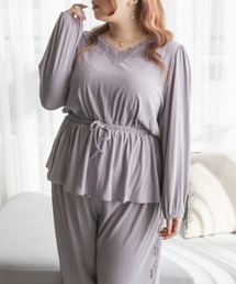 CLETTE（クレット）の「ルームウェアレース使いプルオーバー（ルームウェア/パジャマ）」