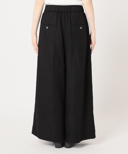 JOURNAL STANDARD(ジャーナルスタンダード)の「【洗える】レーヨン麻タックワイドキュロット(その他パンツ・レディース・ブラックミックス/ブラック系その他/ブラック・36/38)」の5枚目の写真