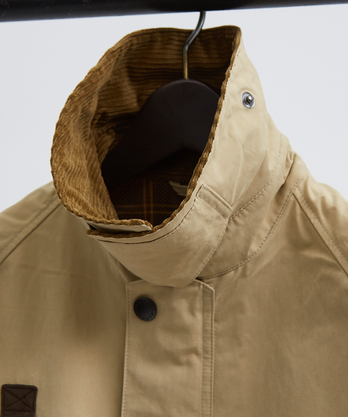 Barbour(バブアー)の「【BARBOUR / バブアー】SPEY スペイ / ピーチスキン コットン / ショートブルゾン(ブルゾン・メンズ・ブラック/ベージュ・50/46/48)」の6枚目の写真