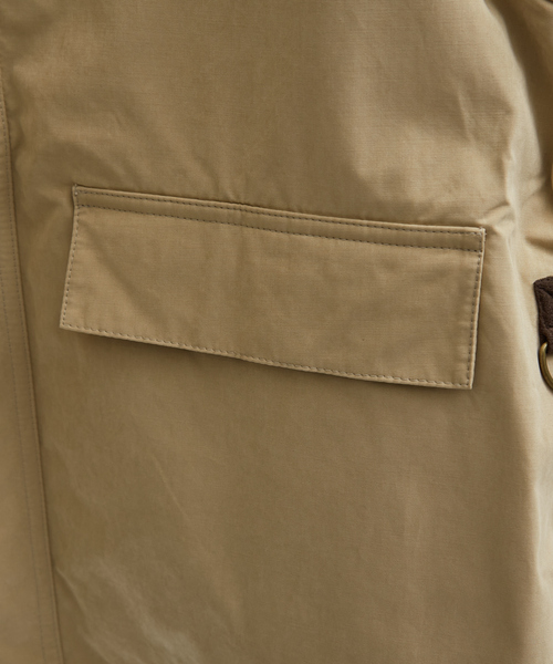 Barbour(バブアー)の「【BARBOUR / バブアー】SPEY スペイ / ピーチスキン コットン / ショートブルゾン(ブルゾン・メンズ・ブラック/ベージュ・50/46/48)」の9枚目の写真