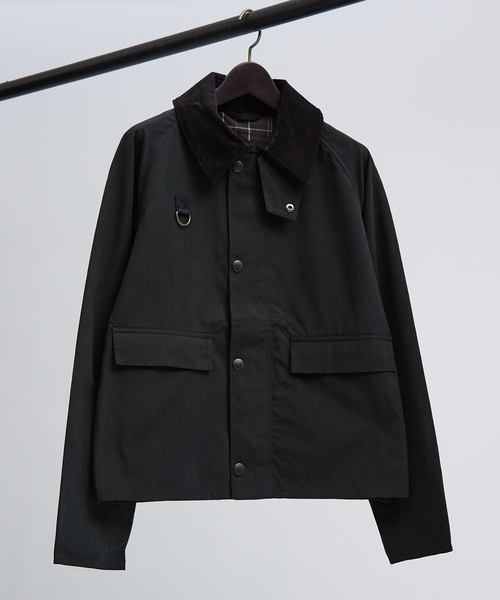 Barbour(バブアー)の「【BARBOUR / バブアー】SPEY スペイ / ピーチスキン コットン / ショートブルゾン(ブルゾン・メンズ・ブラック/ベージュ・50/46/48)」の14枚目の写真