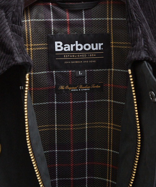 Barbour(バブアー)の「【BARBOUR / バブアー】SPEY スペイ / ピーチスキン コットン / ショートブルゾン(ブルゾン・メンズ・ブラック/ベージュ・50/46/48)」の15枚目の写真