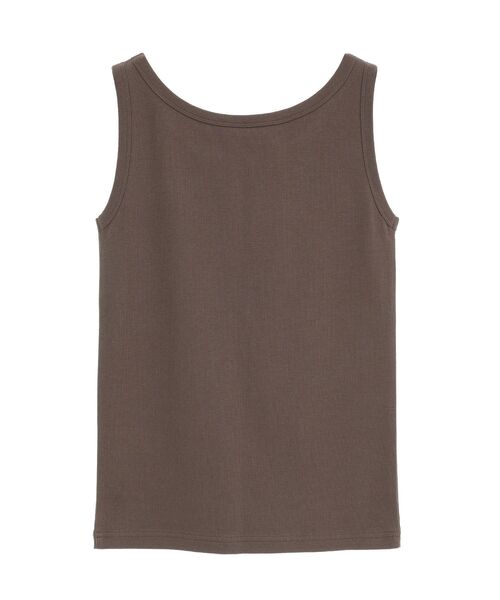 AMERICAN HOLIC（アメリカンホリック）の「抗菌防臭テレコタンクトップ（タンクトップ・レディース・モカ/グレイッシュベージュ/ブラック/アイボリー・M/L）」の20枚目の写真