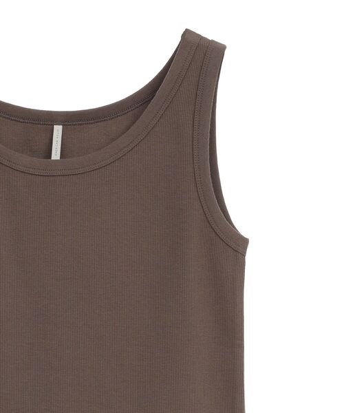 AMERICAN HOLIC（アメリカンホリック）の「抗菌防臭テレコタンクトップ（タンクトップ・レディース・モカ/グレイッシュベージュ/ブラック/アイボリー・M/L）」の22枚目の写真