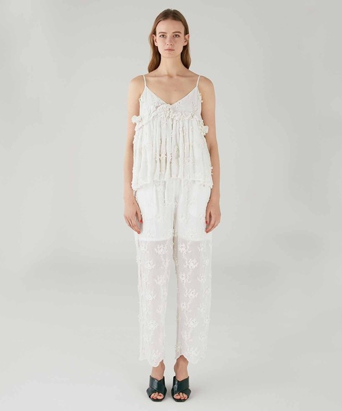 crinkle crinkle crinkle：キャミソール VONIQUE / crinkle crinkle crinkle / 3D embroidery camisole
