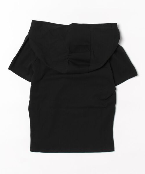 almo（アルモ）の「【LAMPOON】スキッパーフードTシャツ（Tシャツ/カットソー・レディース・ブラック/グレー・MEDIUM/LARGE）」の16枚目の写真