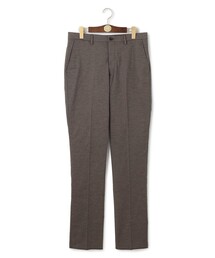 【ストレッチ】シャドウ千鳥ストレッチ ステムテーパードパンツ