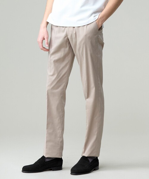 J.PRESS(ジェイプレス)の「【ストレッチ】シャドウ千鳥ストレッチ ステムテーパードパンツ(その他パンツ・メンズ・ネイビー系/ベージュ系/グレー系・74/78/82/86/90/94)」の1枚目の写真