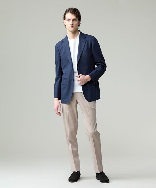 J.PRESS(ジェイプレス)の「【ストレッチ】シャドウ千鳥ストレッチ ステムテーパードパンツ(その他パンツ・メンズ・ネイビー系/ベージュ系/グレー系・74/78/82/86/90/94)」の10枚目の写真
