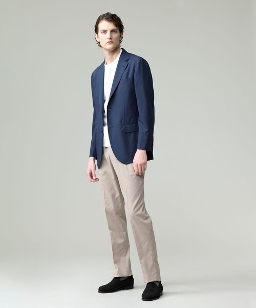 J.PRESS(ジェイプレス)の「【ストレッチ】シャドウ千鳥ストレッチ ステムテーパードパンツ(その他パンツ・メンズ・ネイビー系/ベージュ系/グレー系・74/78/82/86/90/94)」の11枚目の写真