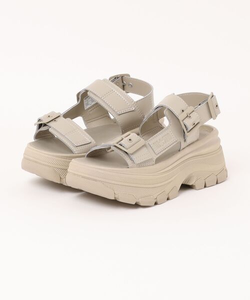 CONVERSE(コンバース)の「【CONVERSE / コンバース】オールスター トレックウェーブ サンダル/ALL STAR TREKWAVE SANDAL(サンダル・レディース・ベージュ/ホワイト×ブラック・4inch/5inch/6.5inch/7.5inch)」の4枚目の写真
