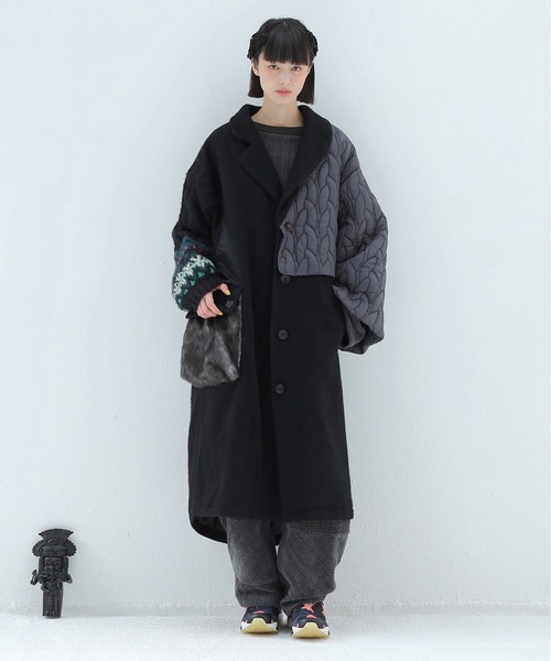 OOPARTS Mix Gawn Coat（チェスターコート）｜bedsidedrama（ベット
