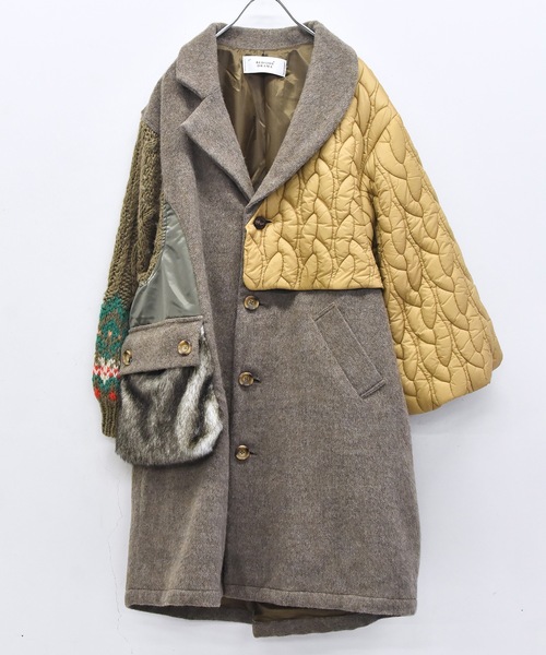 OOPARTS Mix Gawn Coat（チェスターコート）｜bedsidedrama（ベット