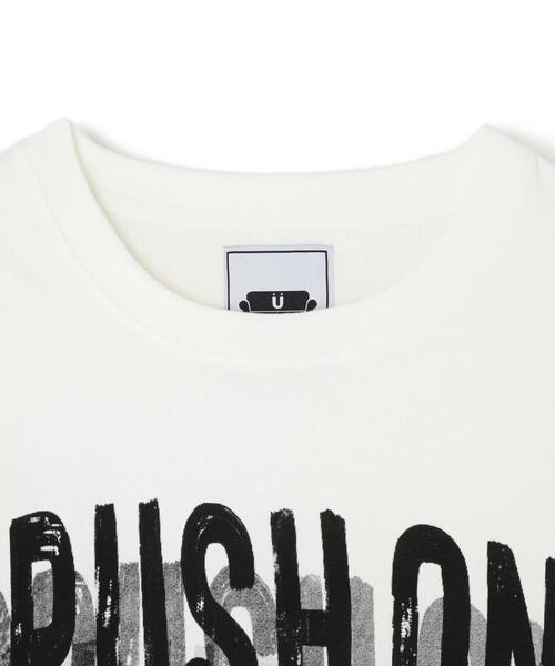 L.H.P(エルエイチピー)の「【WEB&DEPOT限定】UMLAUT/ウムラウト/CRUSG S/S TEE(Tシャツ/カットソー・メンズ・ホワイト/ブラック・M/S/L)」の3枚目の写真