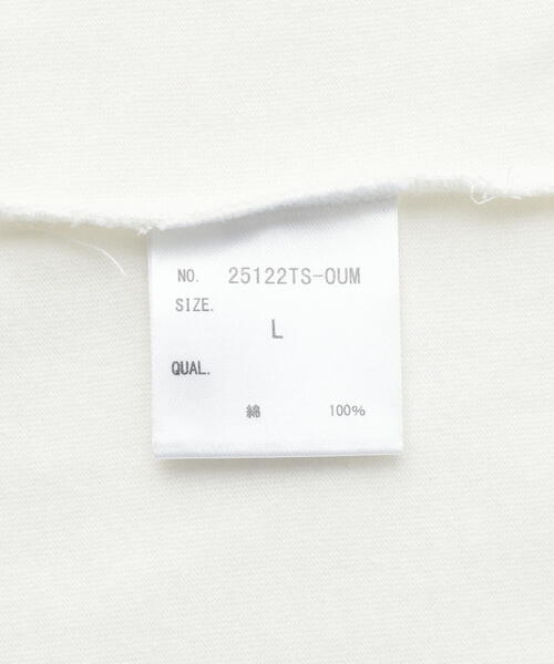 L.H.P(エルエイチピー)の「【WEB&DEPOT限定】UMLAUT/ウムラウト/CRUSG S/S TEE(Tシャツ/カットソー・メンズ・ホワイト/ブラック・M/S/L)」の9枚目の写真