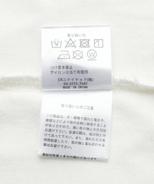 L.H.P(エルエイチピー)の「【WEB&DEPOT限定】UMLAUT/ウムラウト/CRUSG S/S TEE(Tシャツ/カットソー・メンズ・ホワイト/ブラック・M/S/L)」の10枚目の写真
