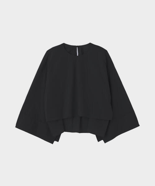 LE PHIL ルフィル シャツ 黒 サイズ表記 1 LE PHIL（ルフィル）Tシャツ・カットソー 黒 サイズ:F